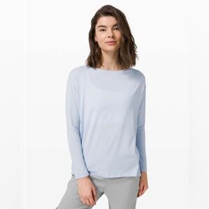 Lululemon Back In Action Long Sleeve - Daydream